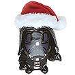 Star Wars Super Deformed Santa Darth Vader Plush
